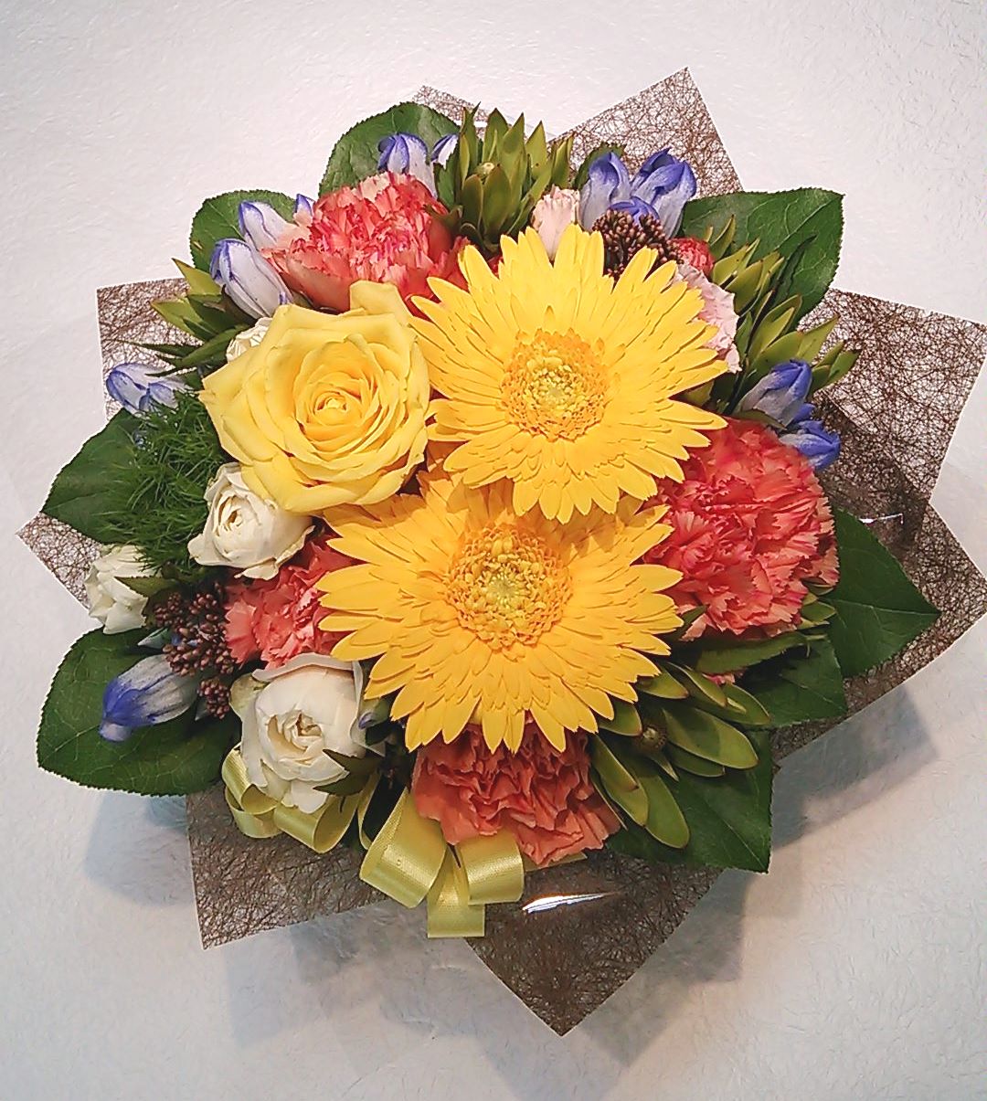 【ナオ花屋の納品事例63】モーションブルーヨコハマ様へスタンド花を配達しました！