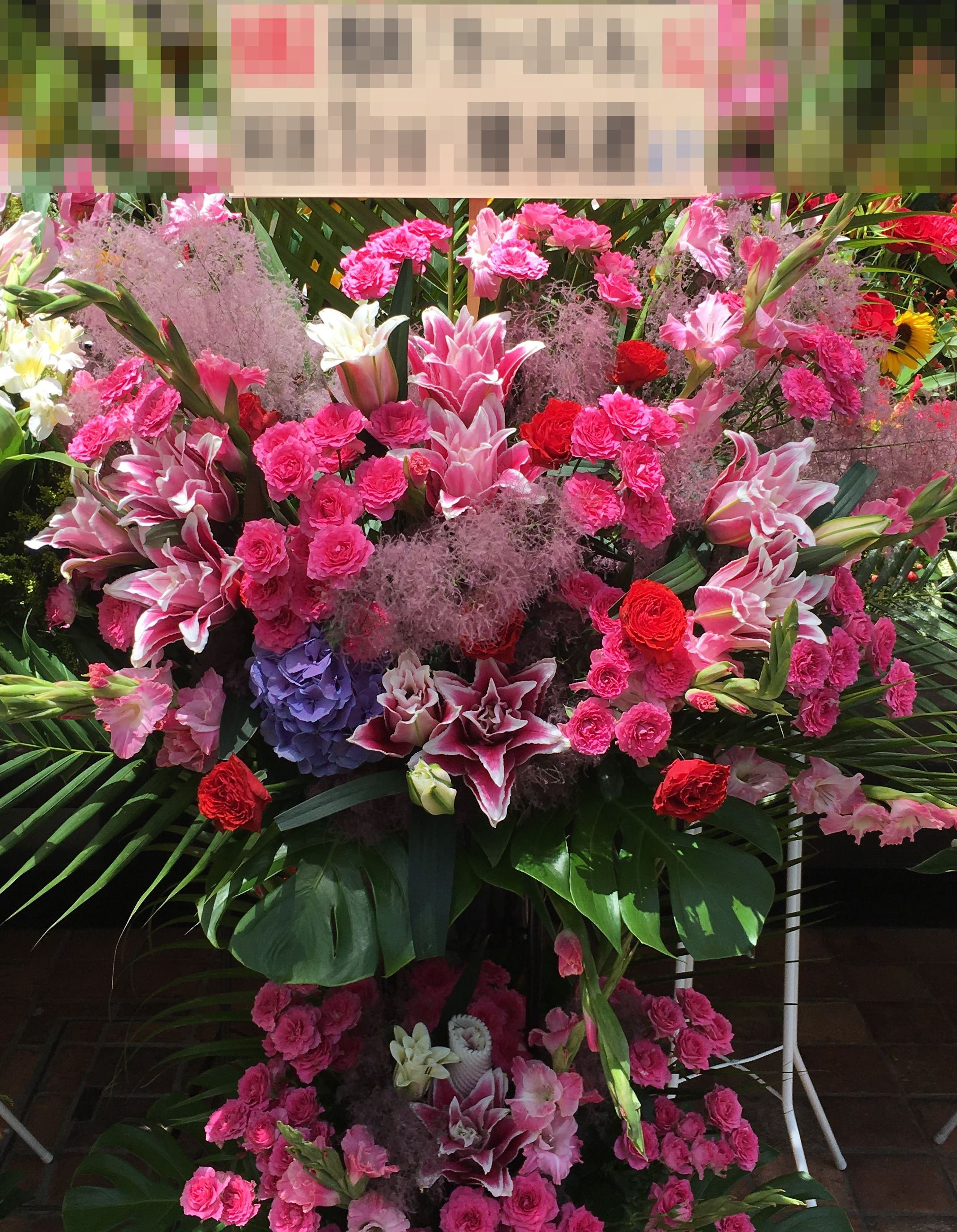 【ナオ花屋の納品事例66】横浜関内の法人企業様へスタンド花を配達しました！