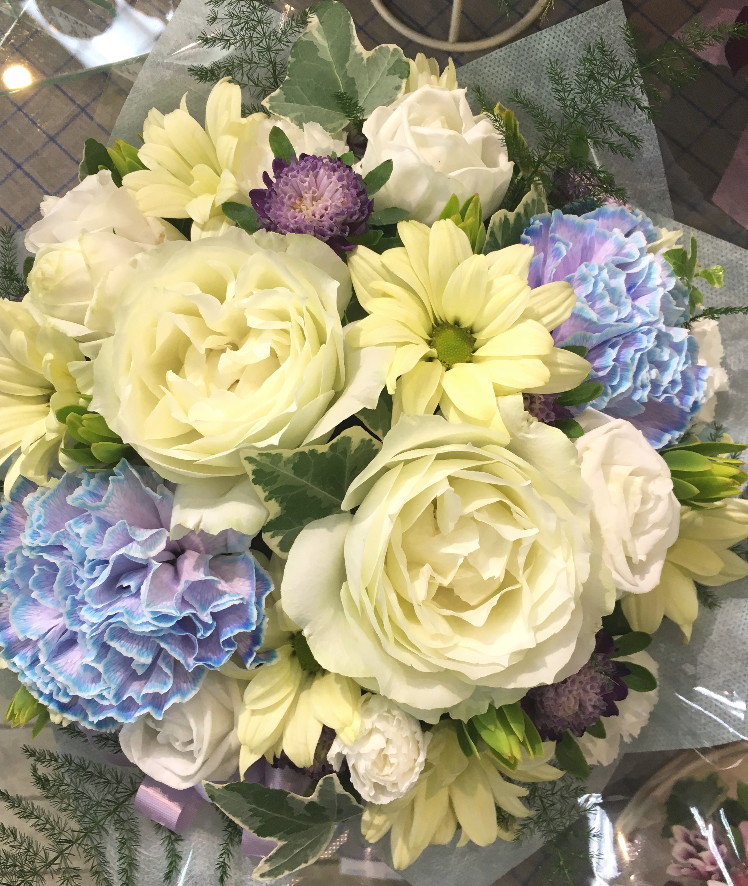 【ナオ花屋の納品事例79】横浜市山田町の法人企業様へスタンド花を配達しました！