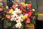 関内福富町へスタンド花を即日当日配達しました。【横浜花屋の花束・スタンド花・胡蝶蘭・バルーン・アレンジメント配達事例549】