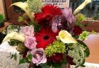 横浜市関内へアレンジメントを即日当日配達させていただきました。【横浜花屋の花束・スタンド花・胡蝶蘭・バルーン・アレンジメント配達事例674】