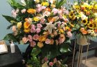 横浜市山下町へ花束を即日当日配達しました。【横浜花屋の花束・スタンド花・胡蝶蘭・バルーン・アレンジメント配達事例746】