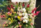 バラ250本の２基連結スタンド花を配達しました。【横浜花屋の花束・スタンド花・胡蝶蘭・バルーン・アレンジメント配達事例760】