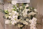 横浜市関内へバラの花束100本を即日当日配達しました。【横浜花屋の花束・スタンド花・胡蝶蘭・バルーン・アレンジメント配達事例831】