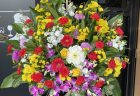 横浜市関内へバラの花束100本を即日当日配達しました。【横浜花屋の花束・スタンド花・胡蝶蘭・バルーン・アレンジメント配達事例831】