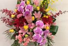 横浜みなとみらいへプロポーズ用のバラ108本の花束を配達しました。【横浜花屋の花束・スタンド花・胡蝶蘭・バルーン・アレンジメント配達事例995】