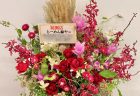 横浜ベイホールへ１周年祝いのバルーンフラスタ配達しました。【横浜花屋の花束・スタンド花・胡蝶蘭・バルーン・アレンジメント配達事例1051】