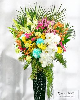 ﾐｯｸｽｶﾗｰスチールスタンド花