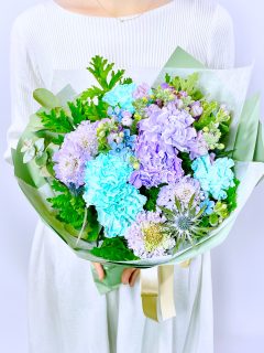 レギュラー青紫系ブーケ