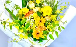 スペシャル黄色オレンジ系花束