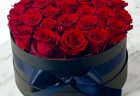 ローズボックスBlue【12 Dozen Roses】