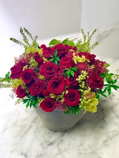 プレミアム赤系プリザーブドフラワー