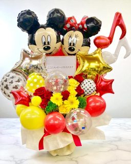 横浜市中区西区南区限定ミッキーミニーバルーンアレンジ